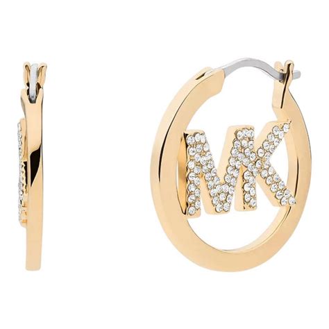 michael kors ohrringe klapp-kreolen